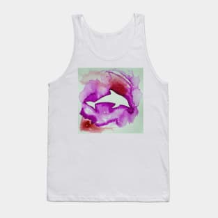 Dolphin in pink Tank Top